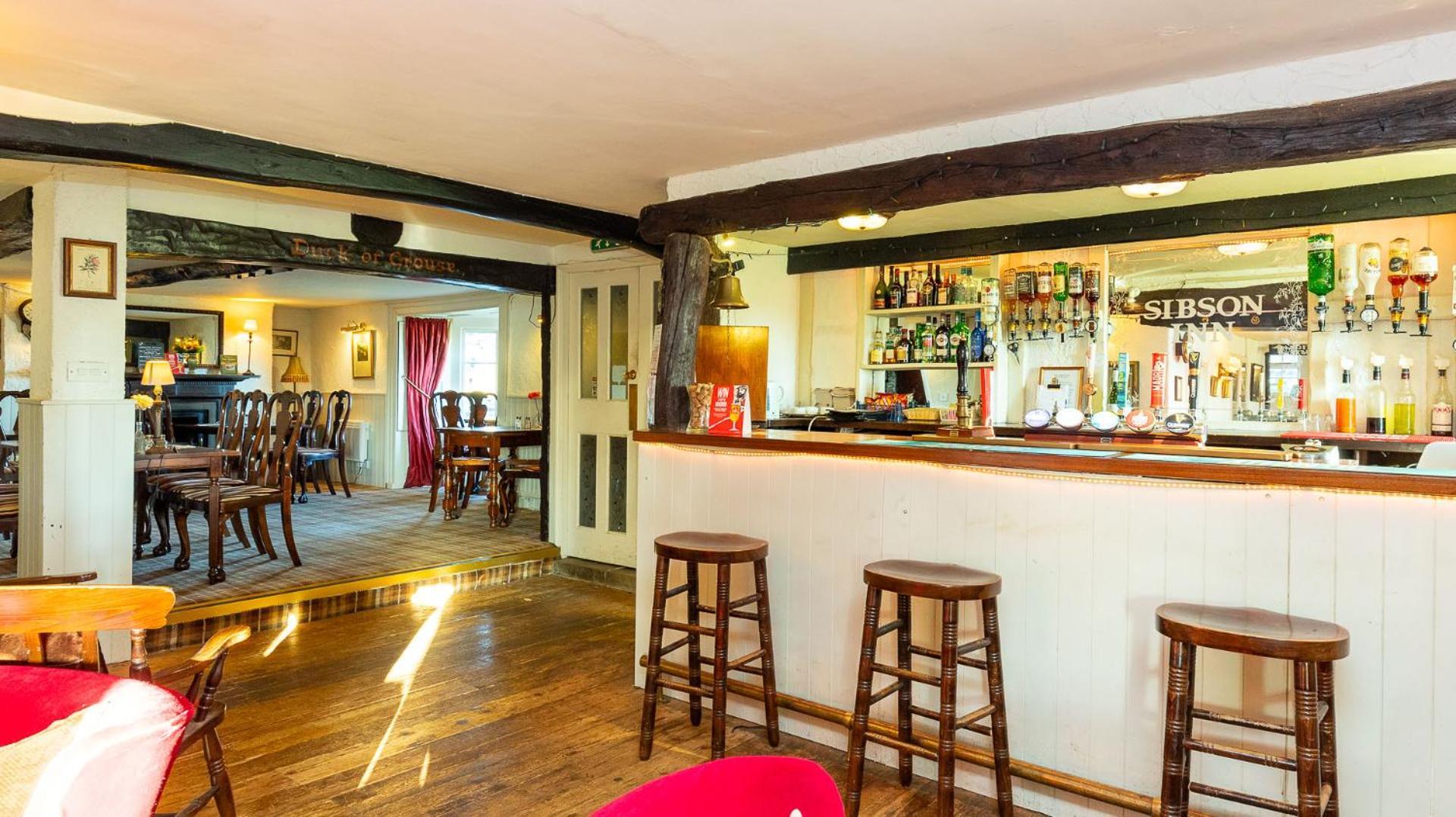 The Sibson Inn Hotel Water Newton Bagian luar foto