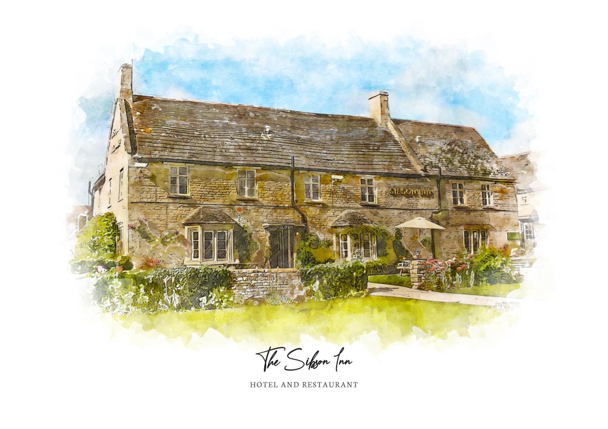 The Sibson Inn Hotel Water Newton Bagian luar foto
